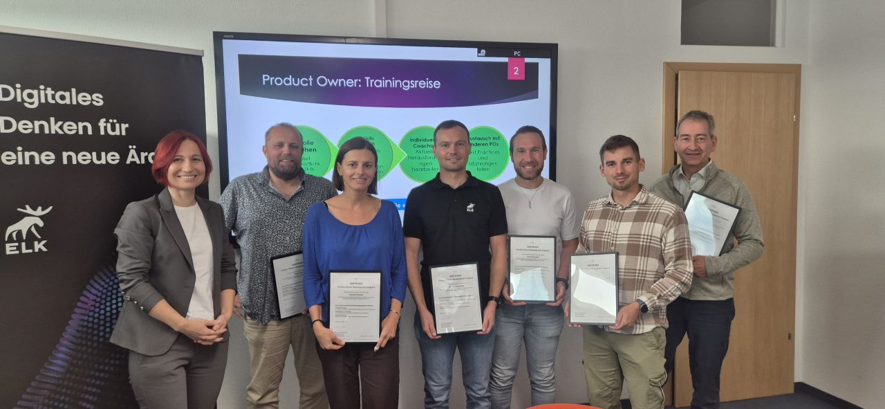 Product Owner Development Program für die ELK KAMPA Gruppe erfolgreich abgeschlossen